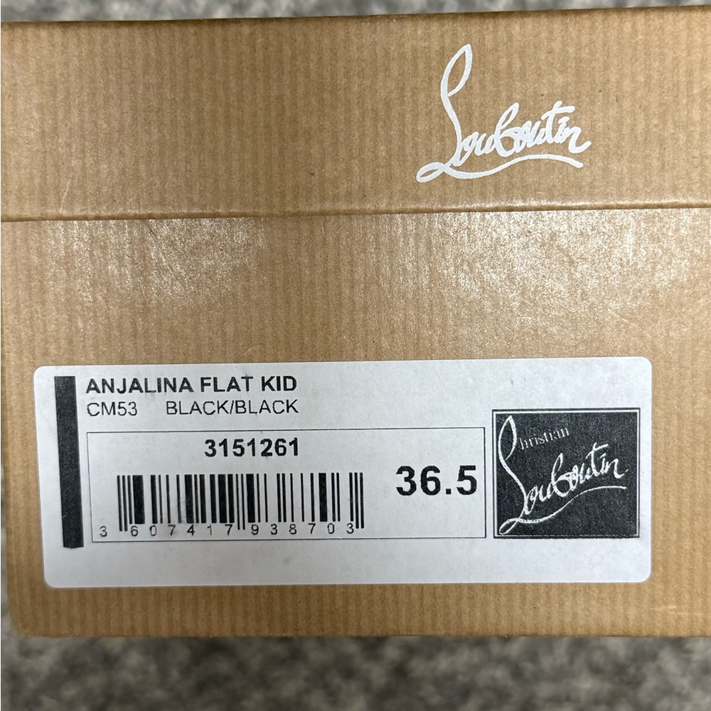 Christian Louboutin Anjalina Flat in Black